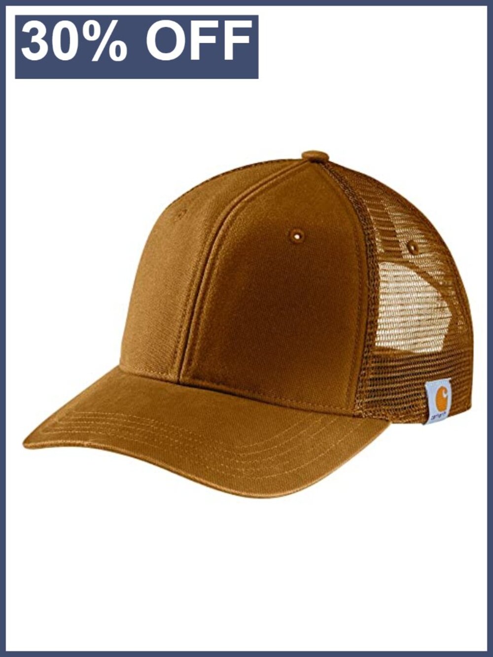 Carhartt Canvas Mesh Back Baseball Cap Adjustable Fit